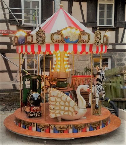 Nostalgie-Drehbodenkarussell 3m
